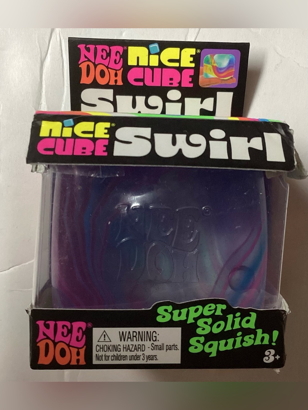 ONE/ Authentic NEEDOH nice cube Swirl/ Purple / Blue